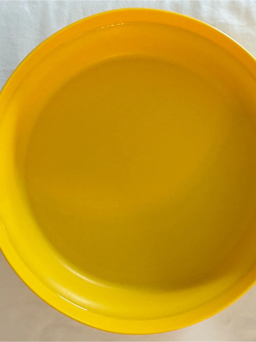 Tupperware bright yellow